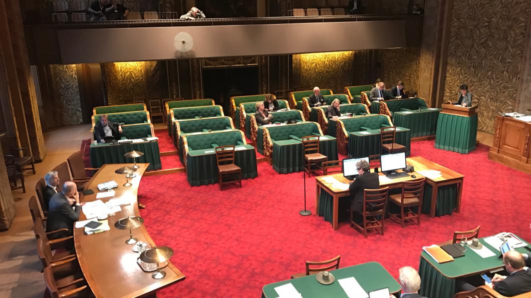 Tineke in debat met minister Stef Blok van Veiligheid en Justitie Photo Tineke.jpg