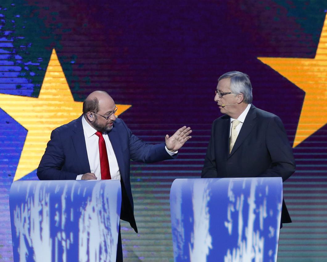 Martin Schulz en Jean-Claude Juncker