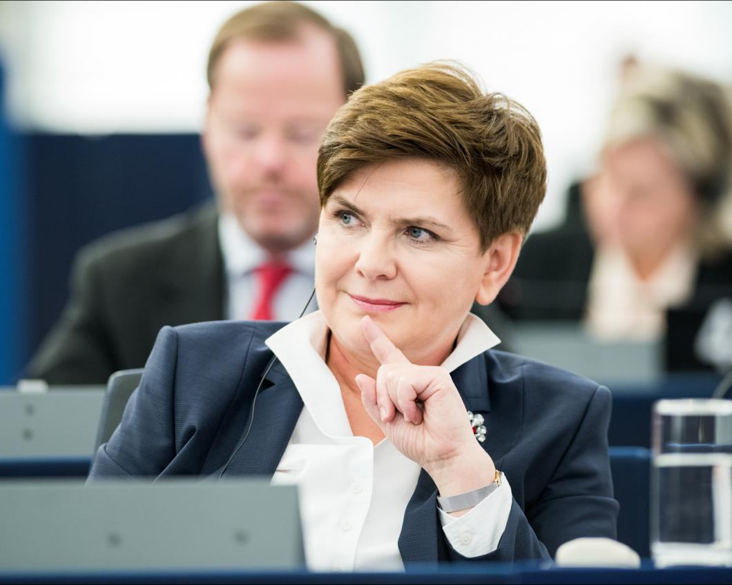 De Poolse premier Beata Szydło De Poolse premier Beata Szydło