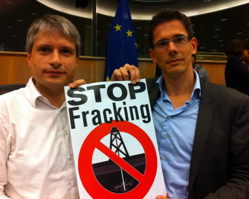 Europarlementariërs Sven Giegold en Bas Eickhout